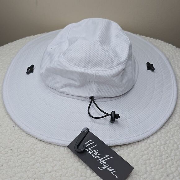 NWT Walter Hagen Men's Wide Brim Sun Hat White - Picture 5 of 7